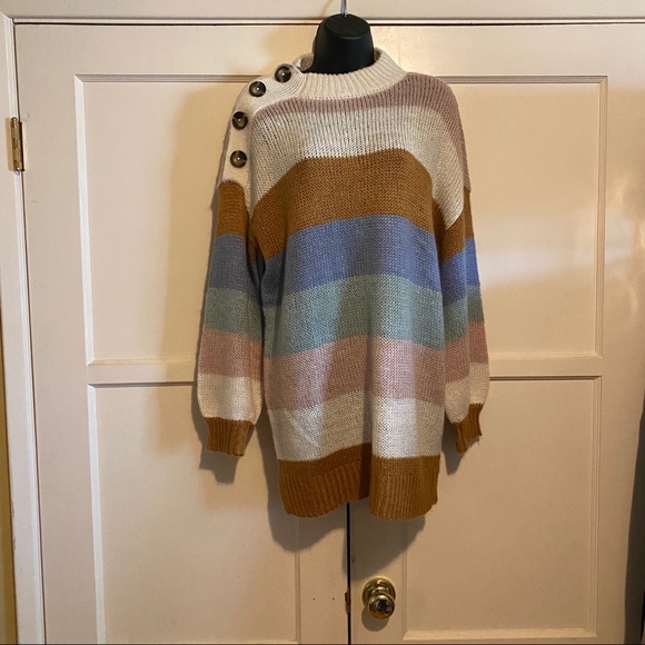American Rag Sweaters - American Rag Striped oversized sweater XXL